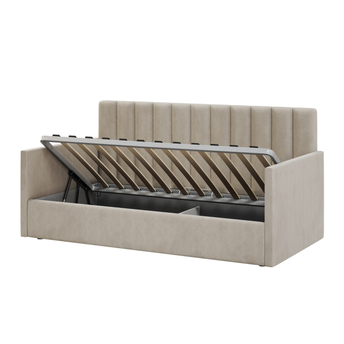 Кровати с мягким изголовьем, Кровать односпальная Меркурий-4 80*200