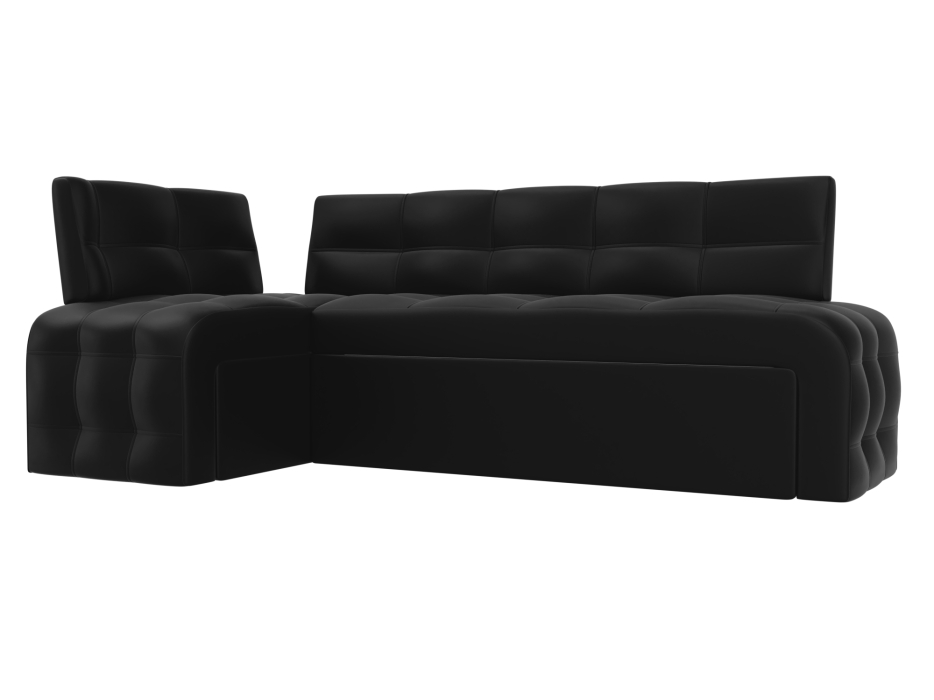 Диваны угловые кухонные, Кухонный угловой диван Люксор левый угол, экокожа