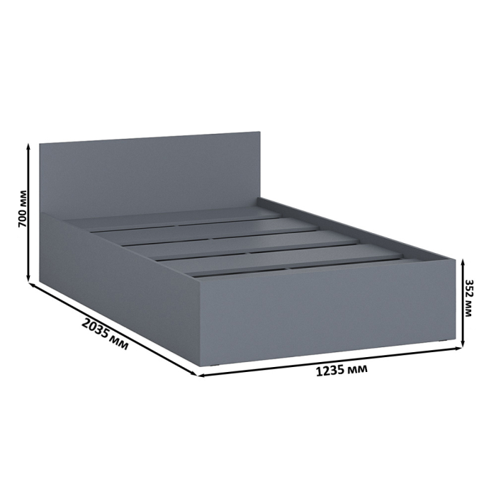 Кровати 120х200, Кровать Мори 1200