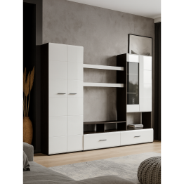 Гостиная Jimenez дуб венге / белый глянец