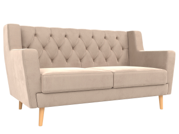 Прямой диван Брайтон 2 Люкс, велюр