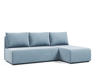 Угловой диван-кровать Каир (Комо, Крит), велюр