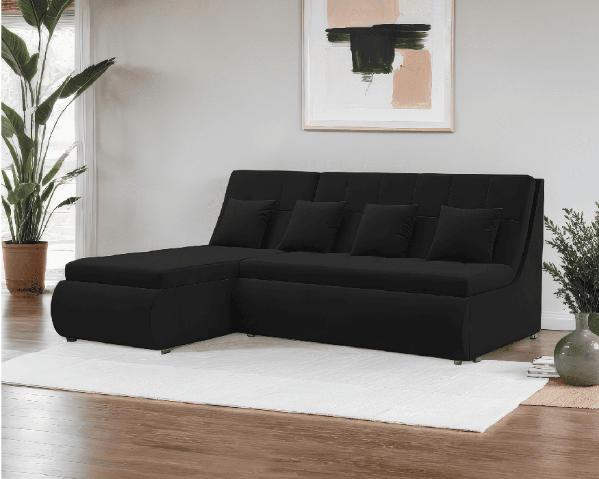 Диваны угловые в гостиную, Диван угловой Дубай (Велюр)