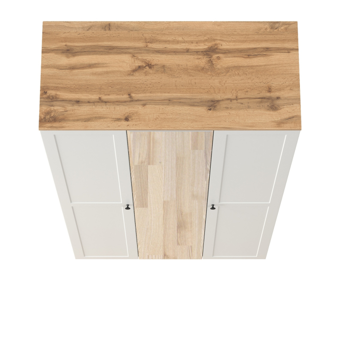 Шкафы распашные, Шкаф для одежды 3-х дверный с зеркалом Остин 13.336.03