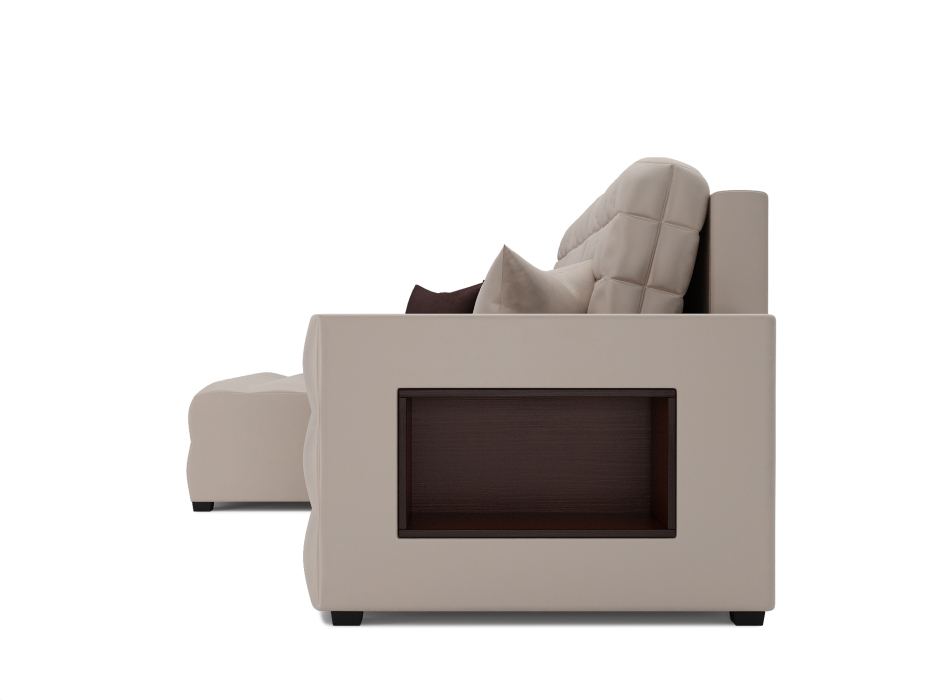 Диваны угловые в гостиную, Диван Мадрид Левый угол (Бархат)