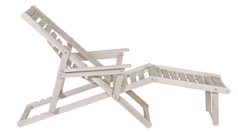Шезлонг с подлокотниками