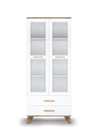 ВЕГА СКАНДИНАВИЯ  Шкаф-витрина с ящиками