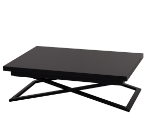 Стол-трансформер Compact (глянец/ опоры черные)