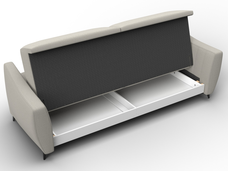 Диваны кровати прямые, Диван-книжка Лига-095 НПБ , рогожка Амур