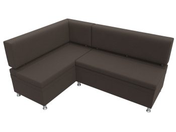 Диван кухонный угловой Стайл левый угол, рогожка Амур