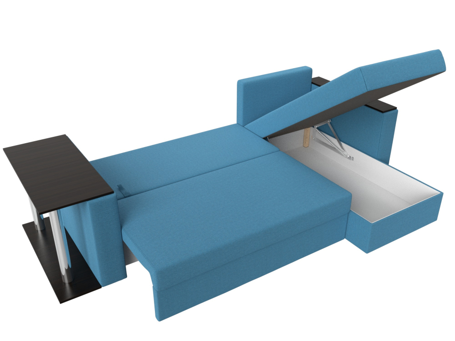 Диваны угловые в гостиную, Угловой диван Атланта правый угол, рогожка Амур
