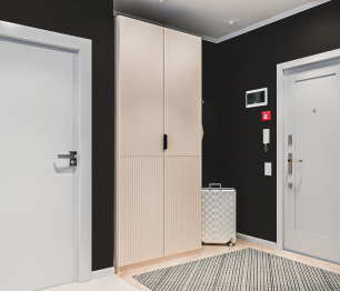 Шкаф 2-дверный 1м МАКС Джаз Кашемир