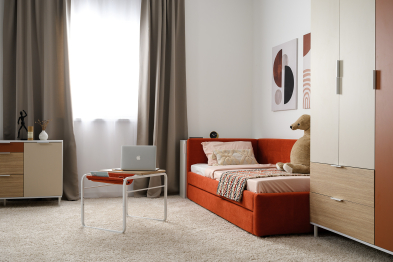 Кровать одинарная Марвэл, терра