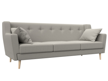 Диван кухонный прямой Брайтон 3, рогожка Амур