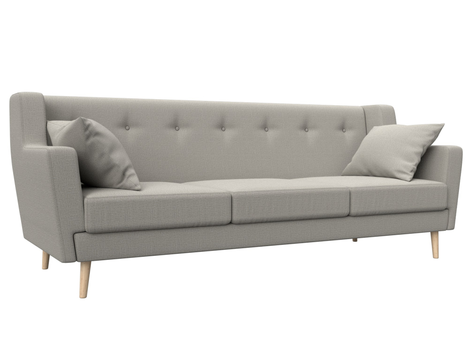 Диваны прямые кухонные, Диван кухонный прямой Брайтон 3, рогожка Амур