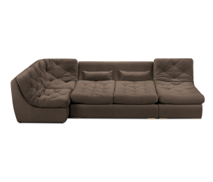 Диван модульный Борнео со спальным местоп П-образный, велюр