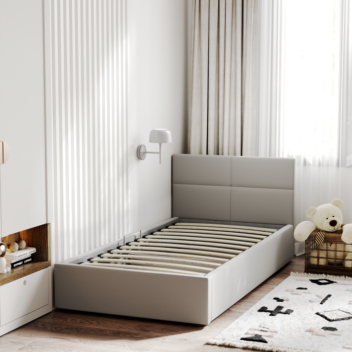 Кровати с мягким изголовьем, Кровать односпальная Меркурий-5 80*200