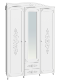 Шкаф трёхстворчатый с зеркалом Ассоль АС-27