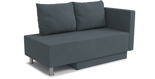 Кушетка Леон Lux, универсальный,  велюр