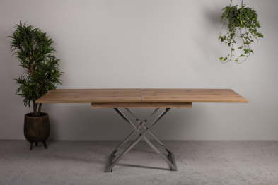 Стол трансформер Cross (нержавеющая сталь)