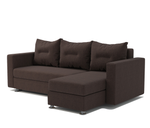 Угловой диван Ария правый, рогожка