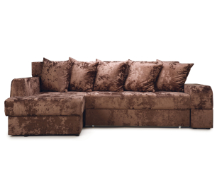 Угловой диван Марго 1 левый, велюр