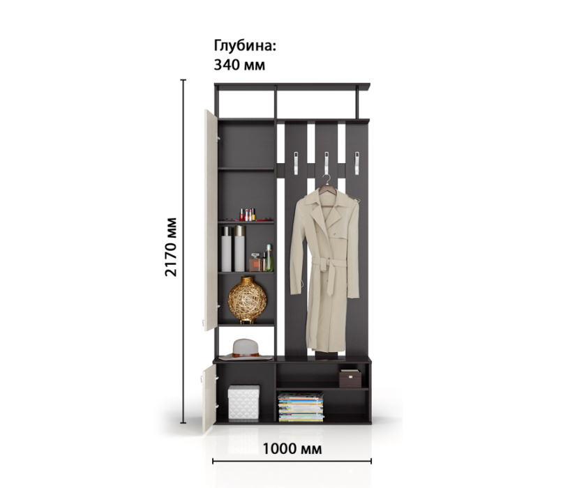 Угловые, СВ-211 Эрика венге/вудлайн