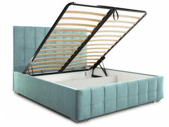 Кровать Пассаж 2 (140х200) с ПМ, Велюр