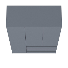 Широкий шкаф-комод Мори МШ1200.1