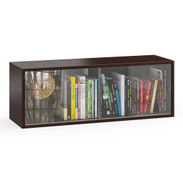 Полка книжная со стеклом С-МД-КН01