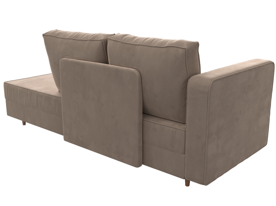 Кушетка кровать, Кушетка Прайм, велюр, левый угол