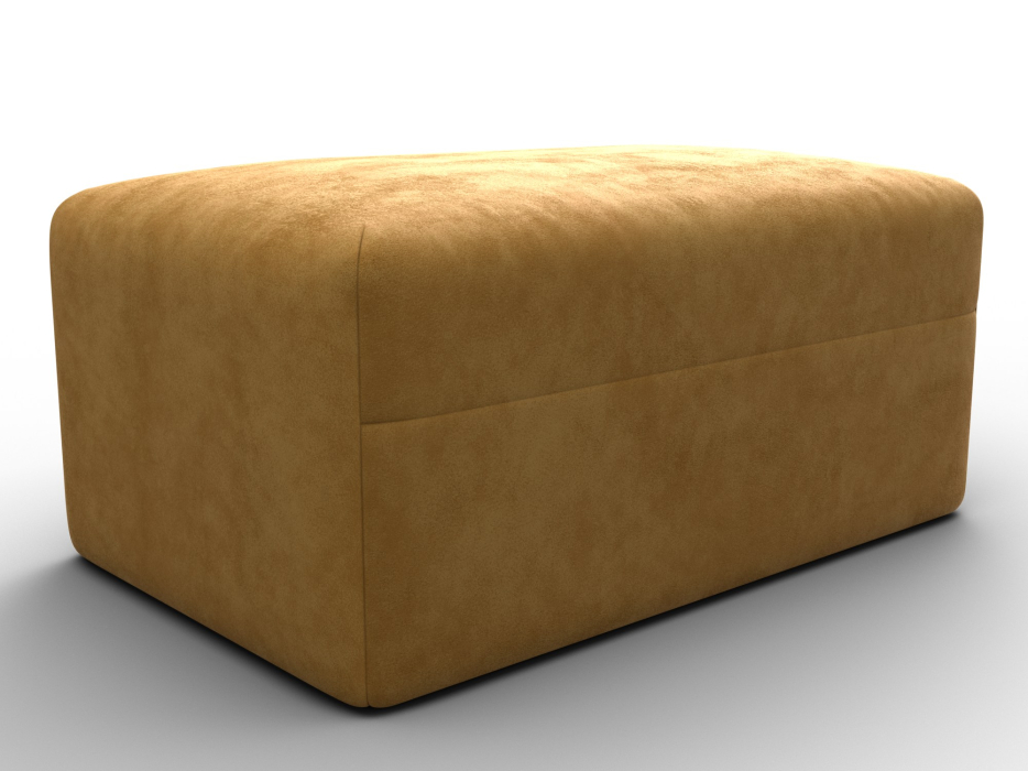 Пуф в прихожую, Модуль пуф Лига-060 НПБ, велюр BRUT