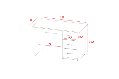 Стол письменный Сити-1 