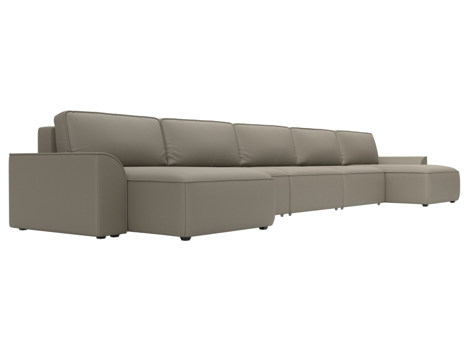 Диваны еврокнижки, Диван П-образный Лига-048 НПБ МегаЛонг, экокожа GRIFON