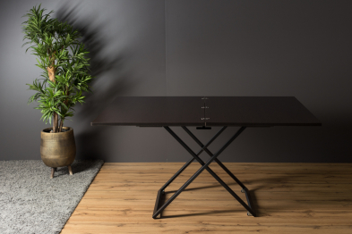 Стол трансформер Compact (черные опоры)