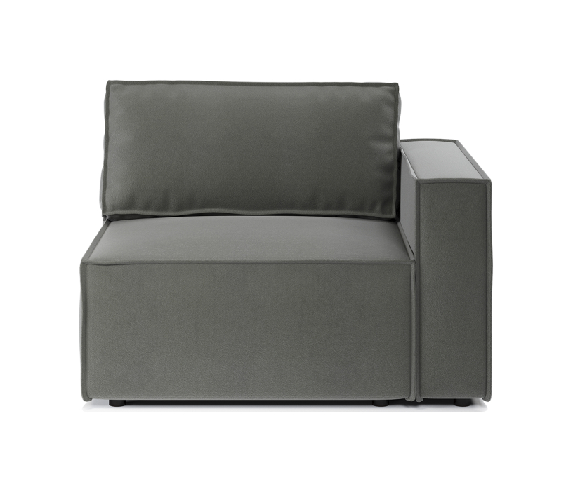 Диваны кровати со спальным местом, Диван модульный Шарм 25 327х95х70 см, велюр