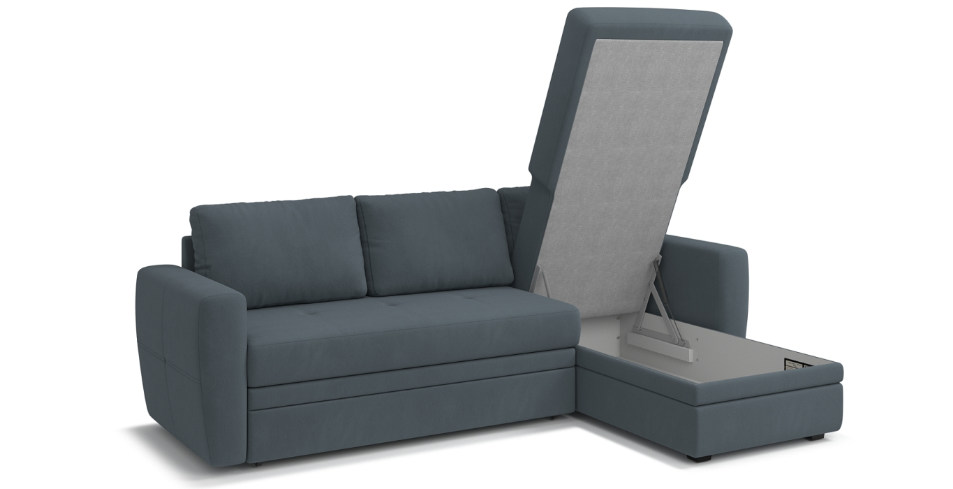 Диваны угловые в гостиную, Угловой диван-кровать Лакки