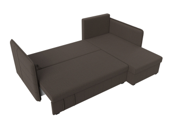 Диван угловой Слим универсальный угол, рогожка Амур