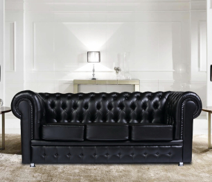 Диван Честер 3-х местный, экокожа