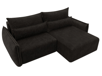 Диван угловой Лига-051 НПБ угол универсальный, велюр BRUT