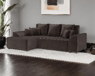 Диван Каскад Левый угол (Бархат)