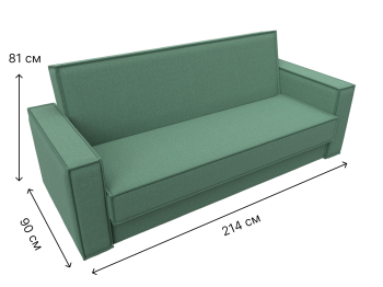 Диван-книжка Куба, рогожка Амур