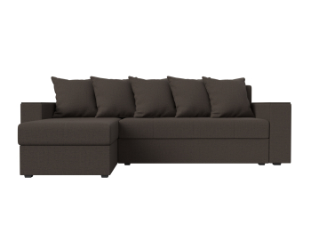 Диван угловой Дубай Лайт правый угол, рогожка Амур