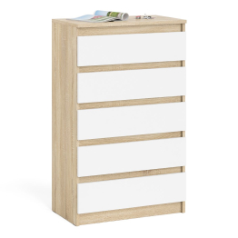 Узкий комод пять ящиков Мори МК700.5