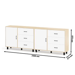 Два широких комода-тумбы РВК 122-1204