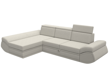 Диван угловой Лига-032 левый угол, рогожка Амур