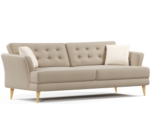 Диван прямой нераскладной Питсбург, велюр