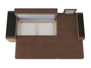 Диван-кровать угловой Дубай еврокнижка Велюр