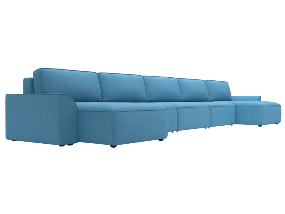 Диваны еврокнижки, Диван П-образный Лига-048 НПБ МегаЛонг, рогожка Амур