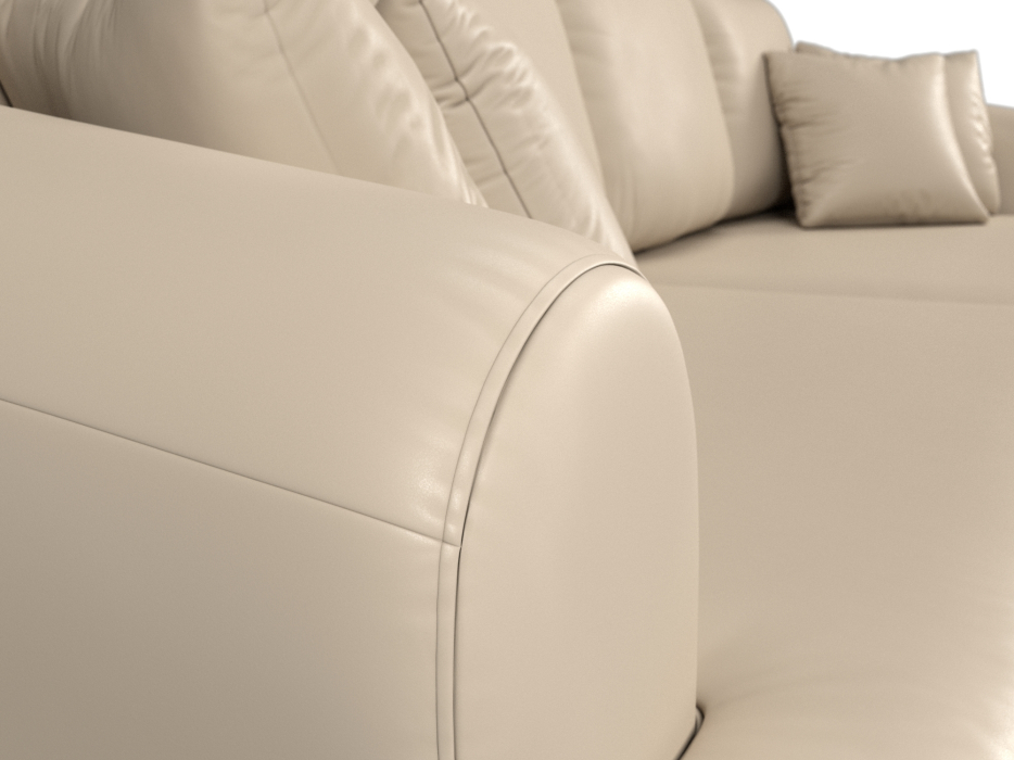 Диваны еврокнижки, Прямой диван Милтон, экокожа